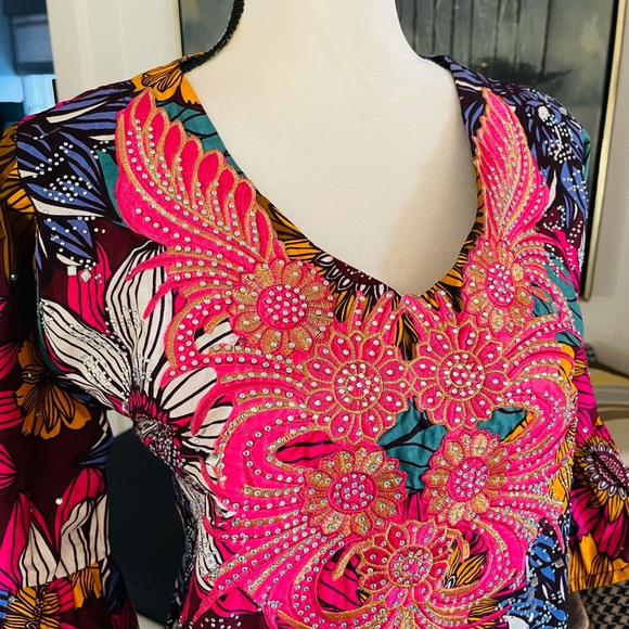 Vintage Floral Flared Dress - Picture 6 of 9